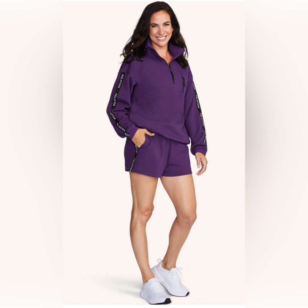 Peloton Deep Purple Activewear Set Size Small